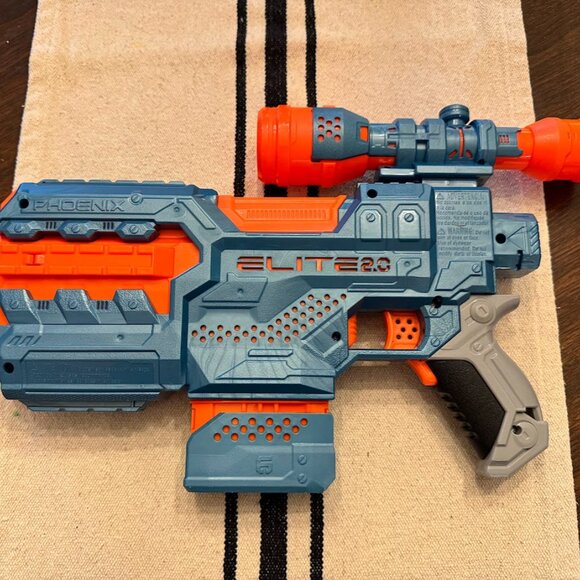 NERF N-Strike Elite 2.0 Phoenix Motorized Blaster w/ Clip Scope - Picture 2 of 2
